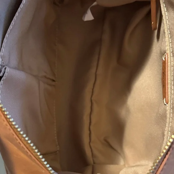 The Sak Almeda Two-Tone Brown & Tan Leather Shoulder Bag - Picture 10 of 13